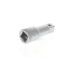 Gedore Prolunga per chiave a bussola, 1/2'' 12,5 mm, 4 lati, 63 mm, acciaio cromato, 1990-2.1/2-1