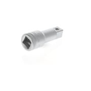 Gedore Prolunga per chiave a bussola, 1/2'' 12,5 mm, 4 lati, 63 mm, acciaio cromato, 1990-2.1/2-2
