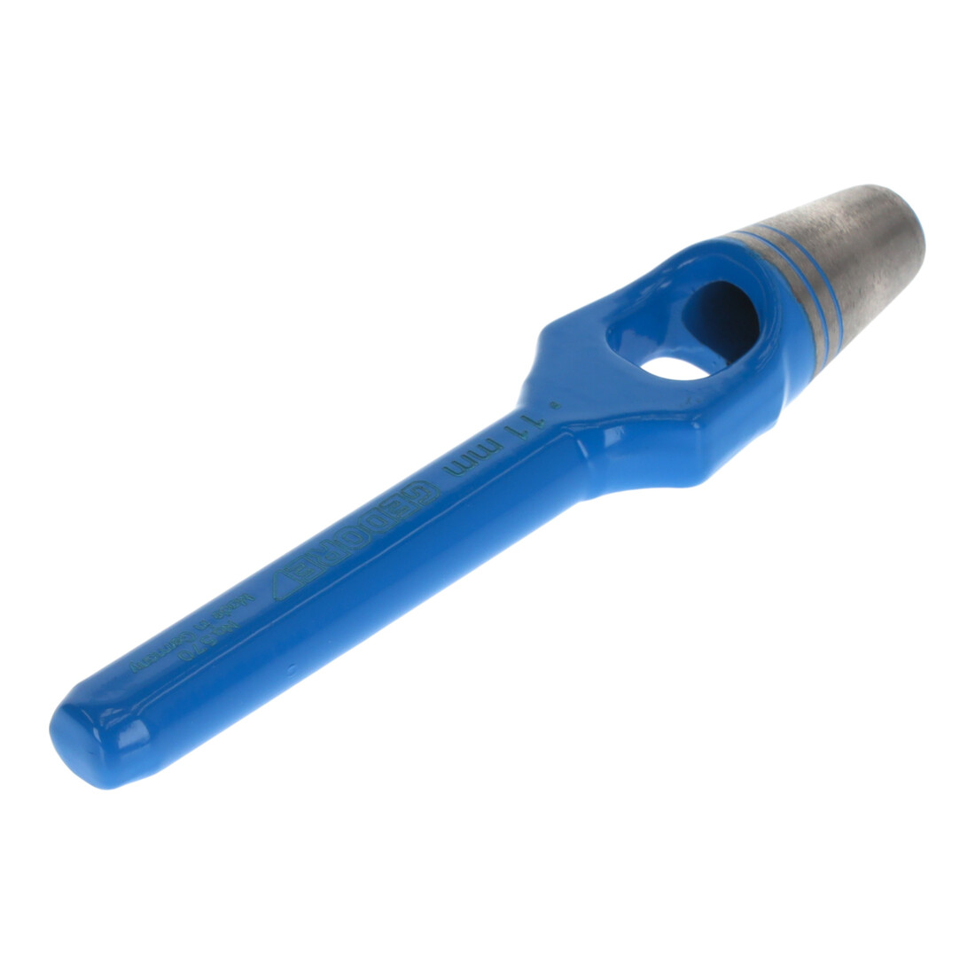 Gedore punzone a manico ad anello per materiali morbidi, Ø 11 mm, gomma, pelle, tessuto, rotondo, 130 mm, punzone, 570011