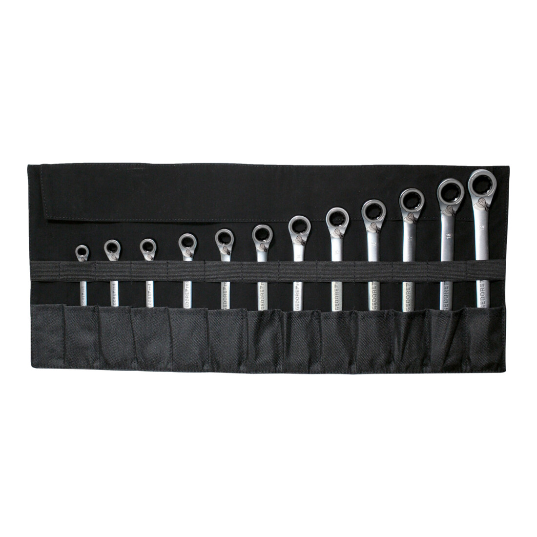 Gedore R20802012 Rolltasche für 12 Schlüssel und Kleinteile