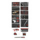 Gedore R21010002 Werkzeugsatz 11x CT-Module + diverse Werkzeuge 166-teilig-1