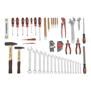 Gedore R21650059 Ensemble d’outils ALLROUND dans une mallette, 59 pièces