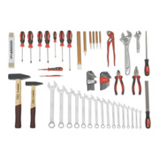 Gedore R21650059 Ensemble d’outils ALLROUND dans une mallette, 59 pièces