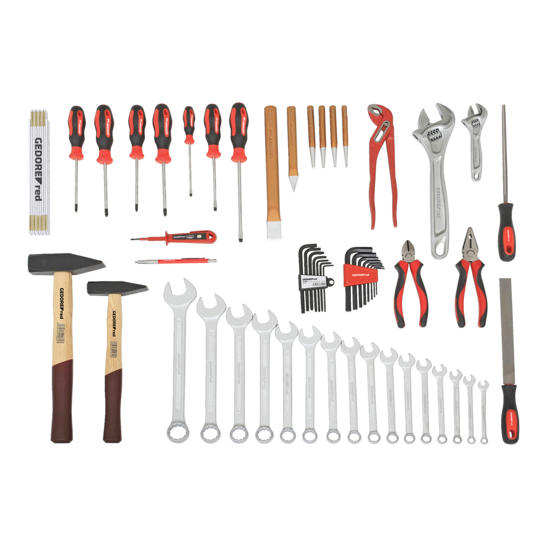 Gedore R21650059 Werkzeugsatz ALLROUND im Werkzeugkoffer 59-teilig