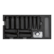 Gedore R22150012 Clé à chocs 1/2" module CT 2/6, 14 pièces
