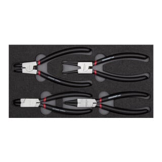 Gedore R22150017 Sicherungsringzangensatz 2/6 CT-Modul 4-teilig