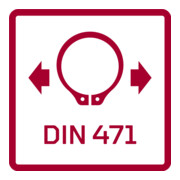 Gedore R22150017 Sicherungsringzangensatz 2/6 CT-Modul 4-teilig-3