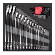 Gedore R22250001 Jeu de clés plates 4/6 CT-module 24 pièces-1