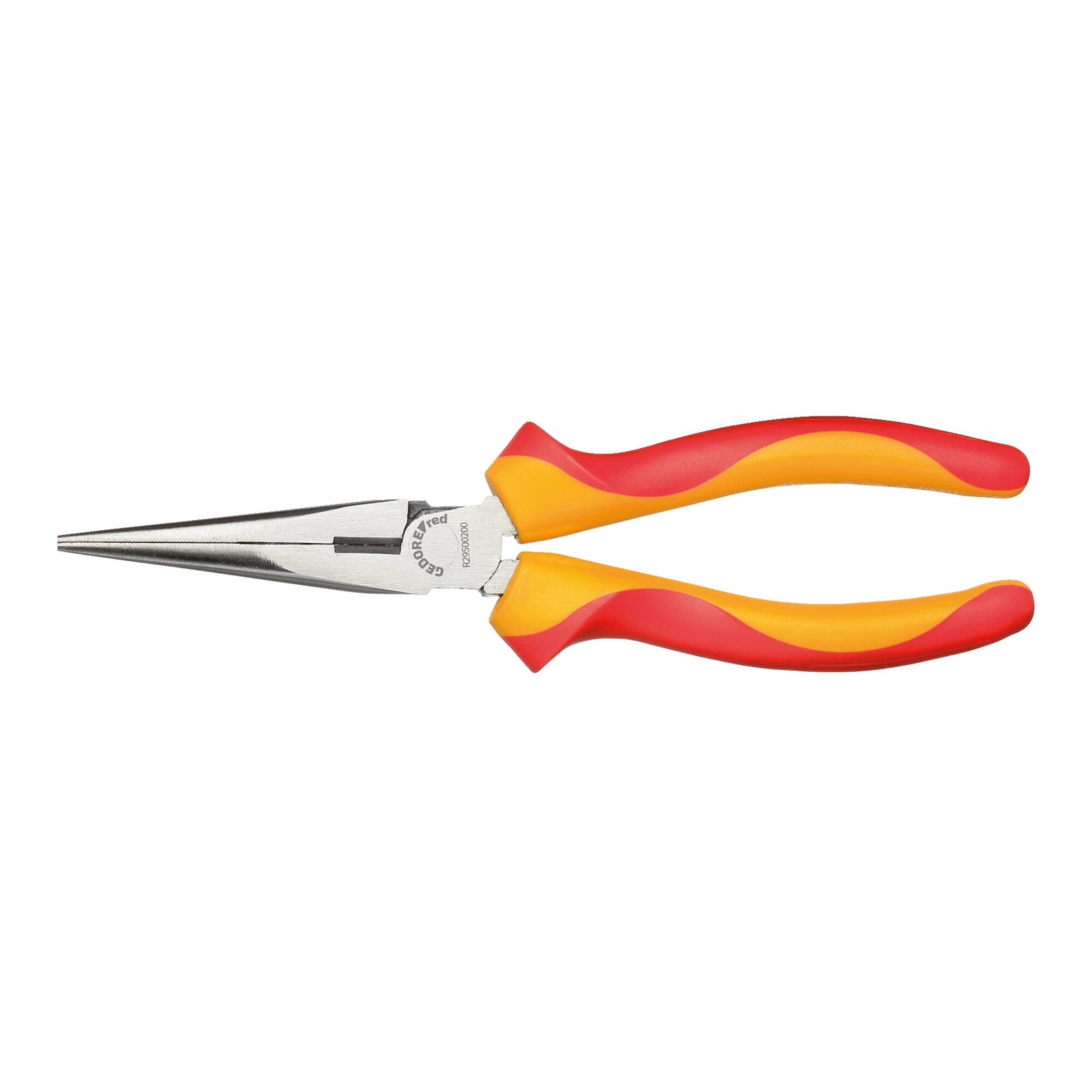 Gedore R29500200 VDE-Flachrundzange 200mm 2K-Griff ; Gedore Red