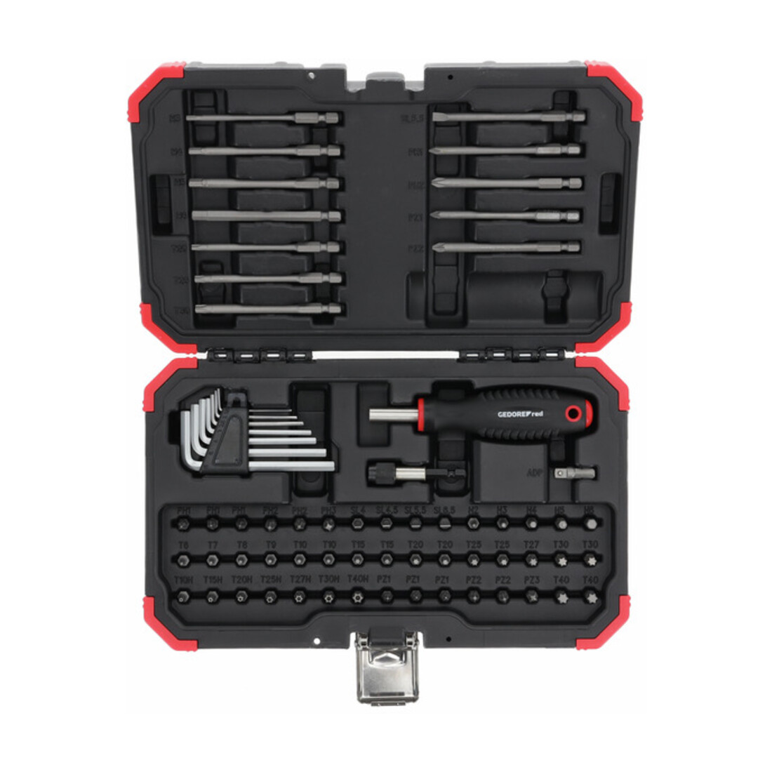 Gedore R33003067 Bitset 1/4 67 stuks BMC