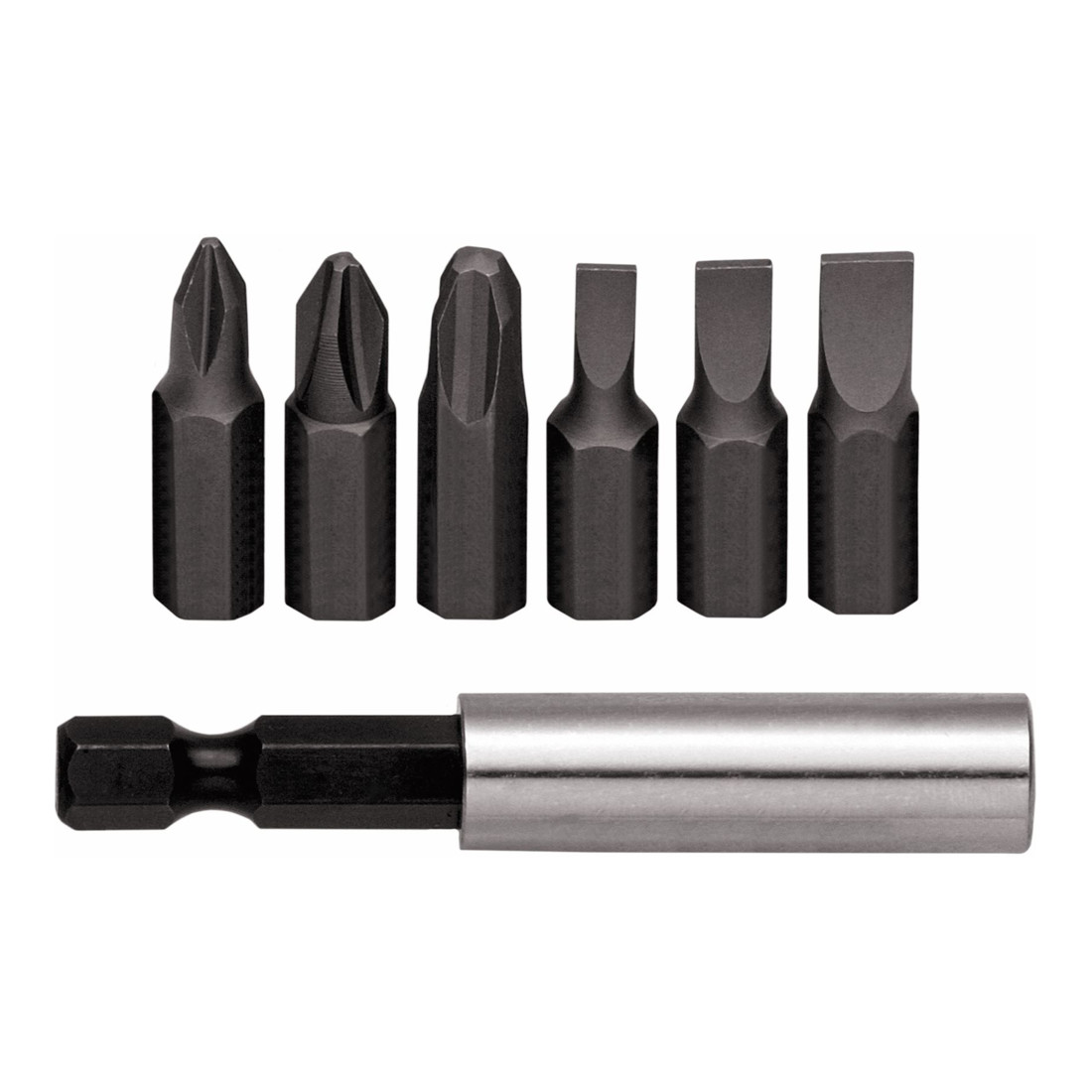Gedore R33005007 Bit-Box 1/4 PH+SL+Bithalter magnetisch 7-teilig