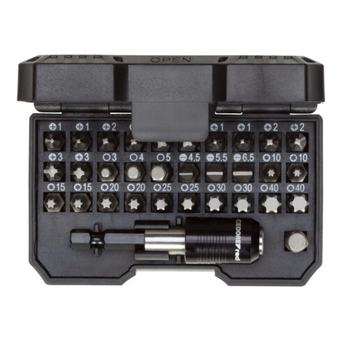 Gedore R33005031 Bit-Box 1/4 SL+PH+PZ+TX+6-kant 32-teilig