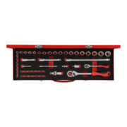 Gedore R46004049 Steckschlüssel-Satz 1/4"+1/2" 49-teilig-1