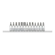 Gedore R48008013 Schraubendrehereinsätze 1/4 +Leiste 13-teilig-1