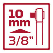 Gedore R50050009 2K-Umschaltknarre 3/8 gekröpft 206 mm Rückschwenkwinkel 10°-4
