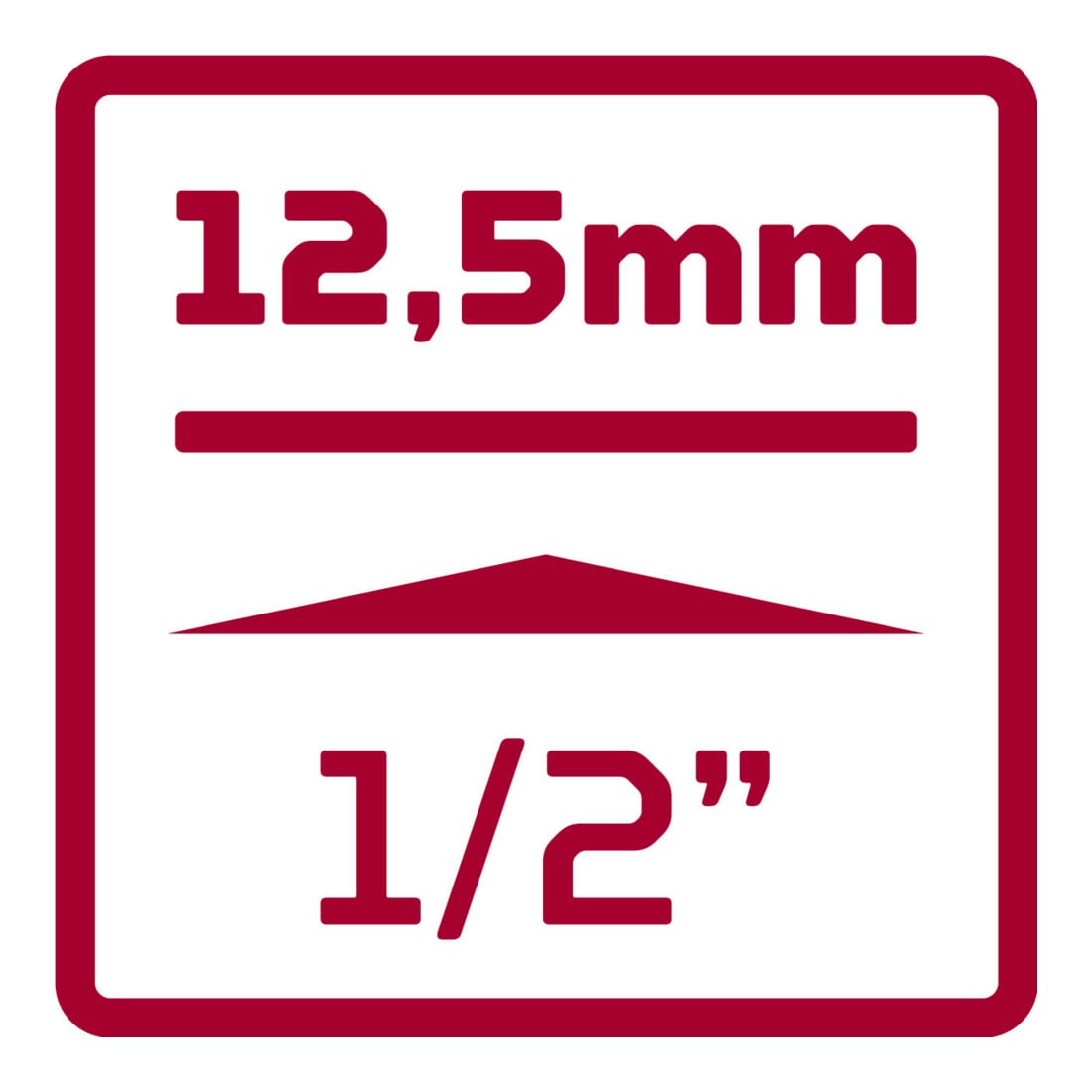 Gedore Red Dop 1/2 12-kant Steckschlüssel
