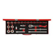 Gedore R69004024 Steckschlüssel-Satz 1/2" 10-32mm 24-teilig-1