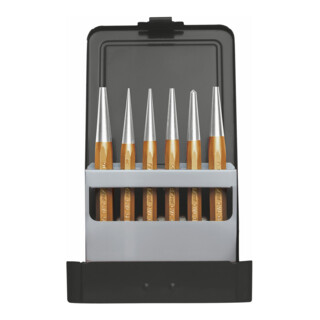 Gedore R90100006 Jeu de chasse Ø 1-10 mm + pointeau 6 pièces