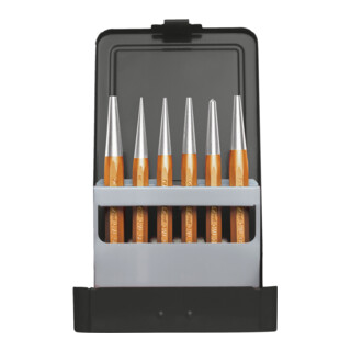 Gedore R90100006 Jeu de chasse Ø 1-10 mm + pointeau 6 pièces