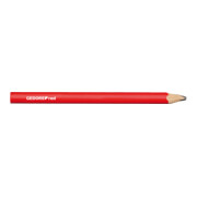 Gedore R90950012 Handwerker-Bleistift 75mm oval rot 12 Stück-1