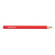 Gedore R90950012 Handwerker-Bleistift 75mm oval rot 12 Stück-1
