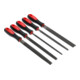 Gedore R93000005 Feilensatz 3-kant + 4-kant + Flach + Rund + Halb 5-teilig-2