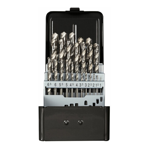 Gedore R93510025 Spiralbohrersatz Ø 1-13mm 0.5-Steigung. 25-teilig