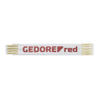 Gedore R94500002 Règle pliante en bois 2 m Cl.III Hêtre