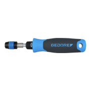 Gedore Ratelschroevendraaier SilentGEAR 1/4" kort met QR-1