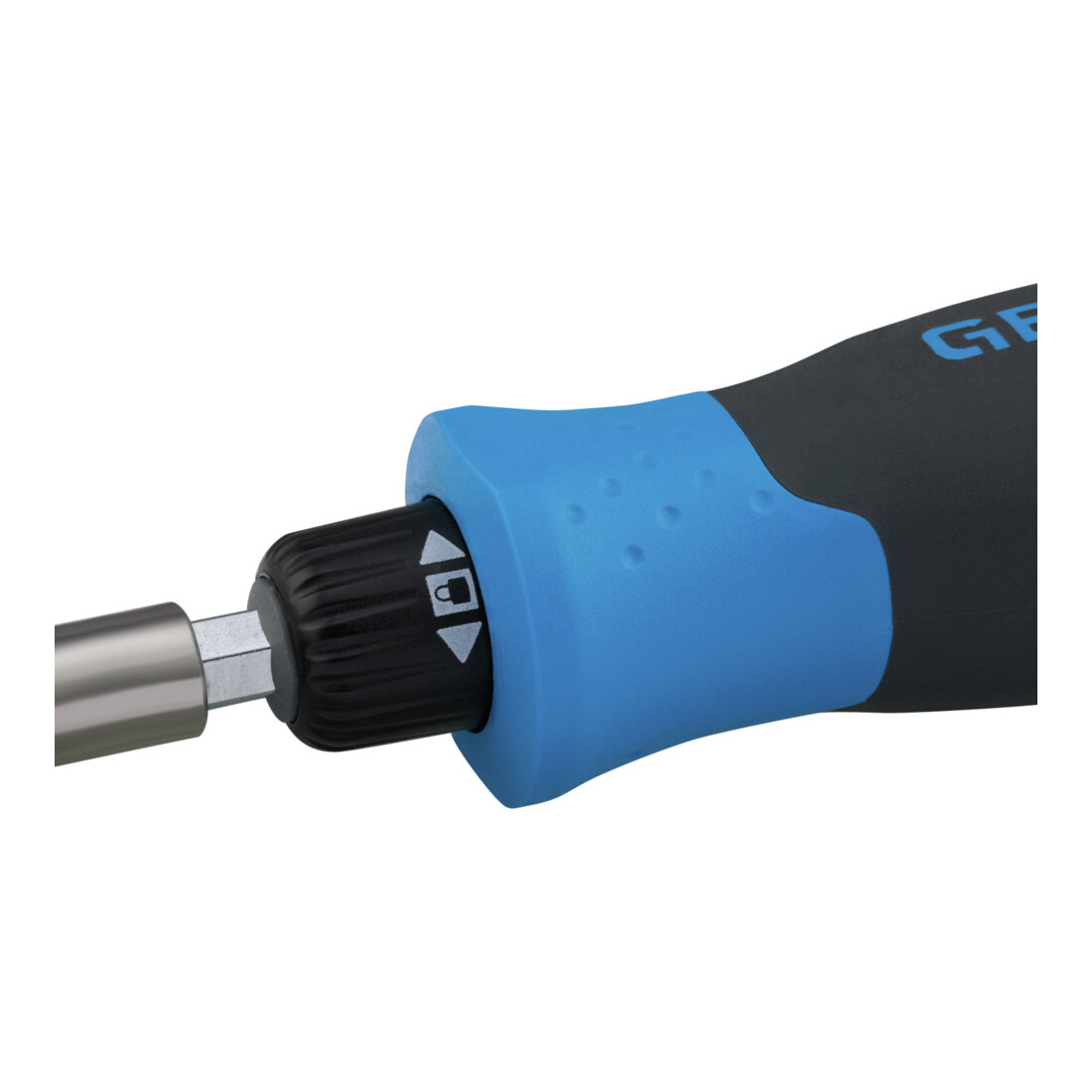 Gedore Ratelschroevendraaier SilentGEAR 1/4" kort met QR