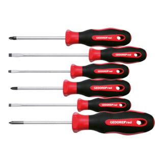Gedore Red 2C-Tournevis set PZ+SL 6 pcs