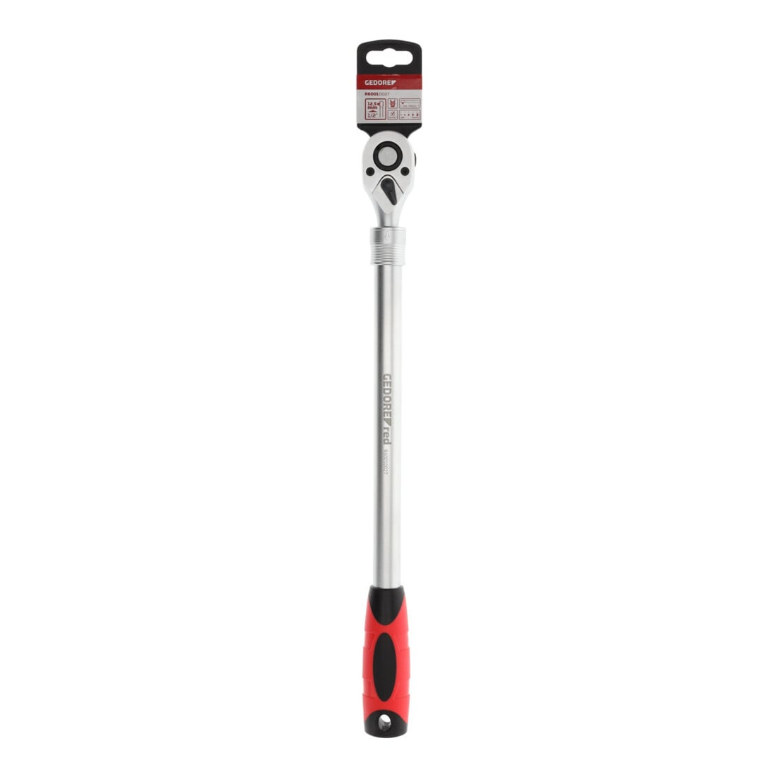 Gedore Red 2K cliquet télescopique L/R. 1/2 L.460-600mm