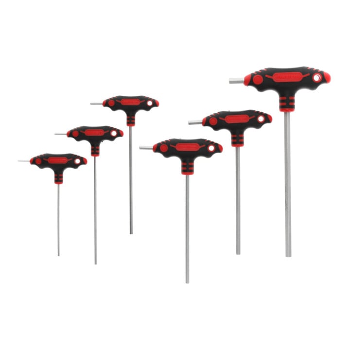 Gedore Red 2K T-Handvat Schroevendraaierset Hex 2.5-8mm
