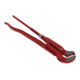 Gedore red 45° afgeschuinde hoekbuisgriptang, spanwijdte 67 mm/2 inch, S-mond, massief, versetzte tanden, R27140020
