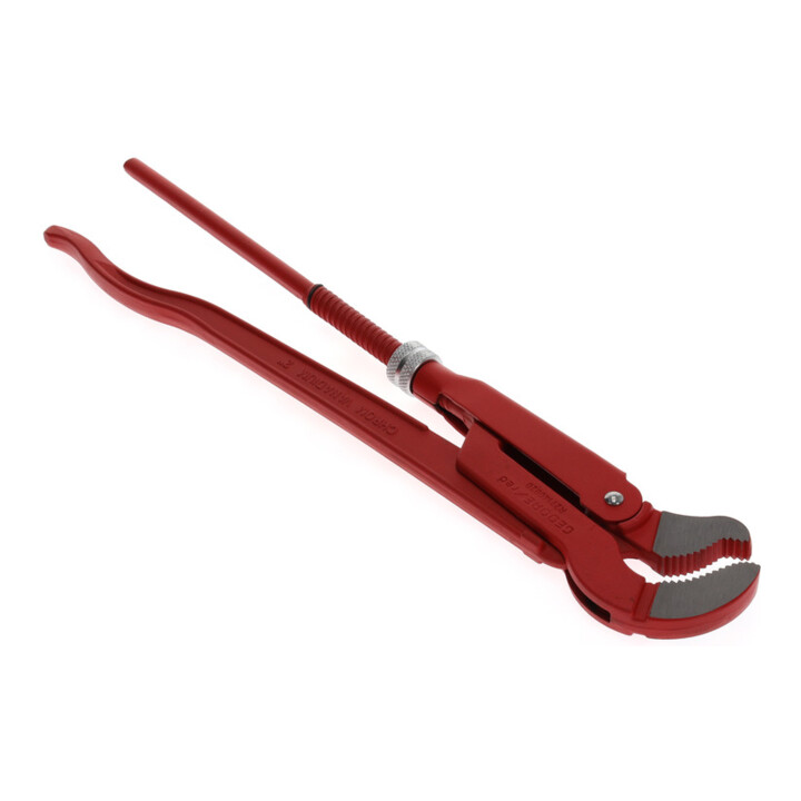 Gedore red 45° afgeschuinde hoekbuisgriptang, spanwijdte 67 mm/2 inch, S-mond, massief, versetzte tanden, R27140020
