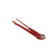 Gedore red 45° gebogen hoekbuisgrijper, spanwijdte 103 mm/3 inch, S-mond, massief, versetzte tanden, R27140030