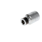 Gedore red Bit-Adapter für Steckschlüsseleinsätze, Antrieb 4-kant 1/2", 12,5 mm, Abtrieb 6-kant 5/16", 8 mm, R67100006-2