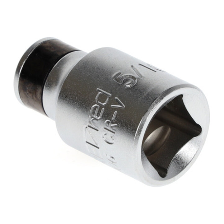 Gedore red Bit-Adapter für Steckschlüsseleinsätze, Antrieb 4-kant 1/2", 12,5 mm, Abtrieb 6-kant 5/16", 8 mm, R67100006
