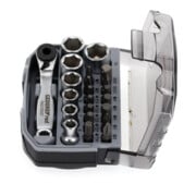 Gedore red Bit-Knarren-Satz, 23-teilig, Bit-Set mit Bit-Halter und Schraubendrehereinsätzen, 1/4", 6,3 mm, R49005023-4