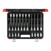 Gedore red Bit-Satz, Schraubendreher-Einsatz-Set für Vielzahn-Schrauben, Schraubenzieher-XZN-Bits, Werkzeug, R68003026-1