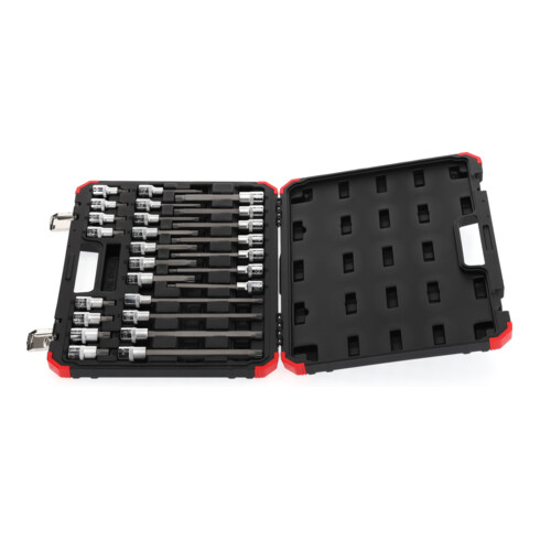 Gedore red Bit-Satz, Schraubendreher-Einsatz-Set für Vielzahn-Schrauben, Schraubenzieher-XZN-Bits, Werkzeug, R68003026