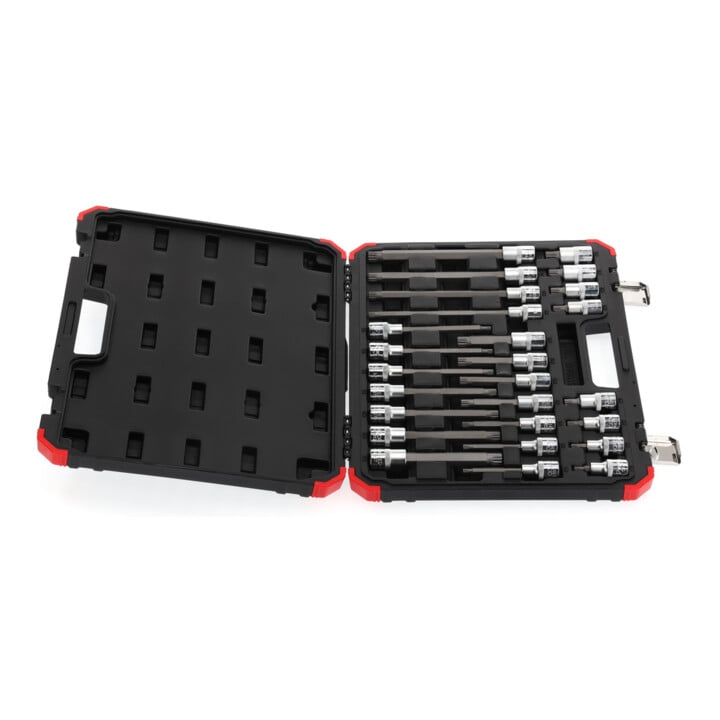 Gedore red Bit-Satz, Schraubendreher-Einsatz-Set für Vielzahn-Schrauben, Schraubenzieher-XZN-Bits, Werkzeug, R68003026