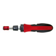 Gedore red Bit-Schraubendreher Ratsche, 1/4'' 6,3 mm 6-kant, Teleskopklinge, Schraubenzieher umschaltbar, R38910000-1