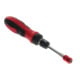 Gedore red Bit-Schraubendreher Ratsche, 1/4'' 6,3 mm 6-kant, Teleskopklinge, Schraubenzieher umschaltbar, R38910000