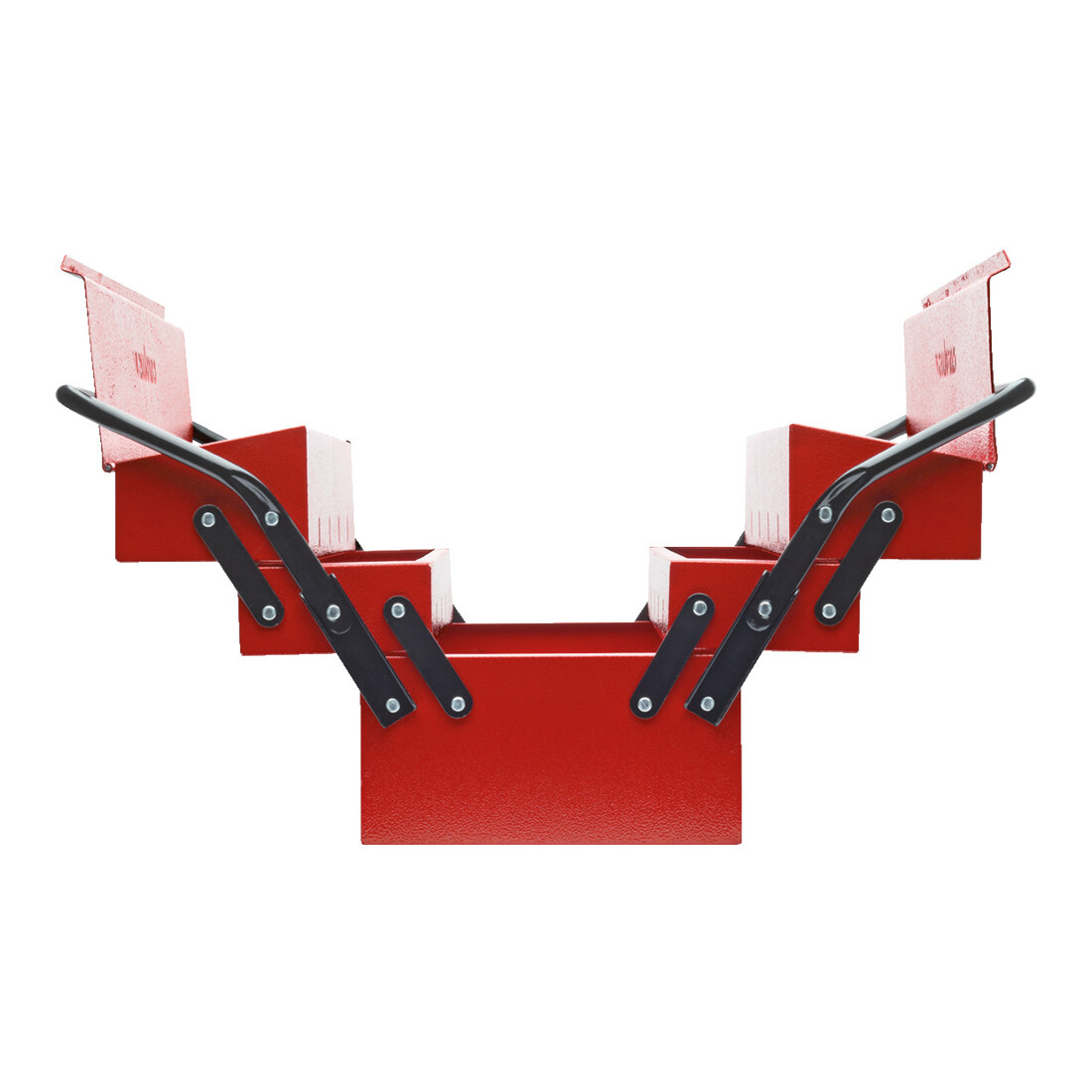 Gedore red Caisse à outils, 5 compartiments, grande, vide, dimensions (LxIxP) : 260x535x210 mm, rouge, tôle d'acier, boîte de tri, R20600073