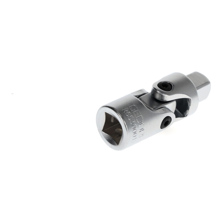 Gedore Red Cardan articulé, 1/2'' 12,5 mm carré, 66 mm long, adaptateur, outil, acier chromé mat, R45300012