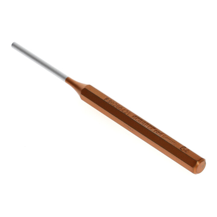 Gedore red chasse-goupille, 1 pièce, 150×4 mm, acier/peinture, argent/cuivre