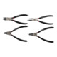 Gedore Red Circlip Tangen Set recht+draad 90° 4-delig