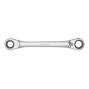 Gedore red Clé à cliquet double anneau 4 en 1, réversible, 10 13 17 19 mm, droite, clé à molette, R07501019-1