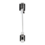 Gedore red Clé à cliquet double anneau 4 en 1, réversible, 10 13 17 19 mm, droite, clé à molette, R07501019-4